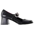 Carmen Pumps - Carel - Leather - Black - Autre Marque