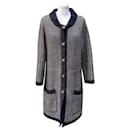 Blue Knit Cashmere Silk Long Cardigan Size 38 FR - Chanel