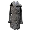 Grey Cashmere Blend Long Cardigan Coatigan Size 40 FR - Chanel
