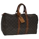 LOUIS VUITTON Monogram Keepall 45 Boston Bag M41428 LV Auth 109876 - Louis Vuitton
