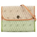 Dior Brown Honeycomb Coated Canvas Crossbody