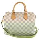 Louis Vuitton Damier Azur Speedy Bandouliere 25cm Boston Bag