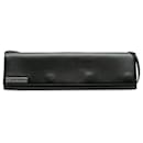 Balenciaga Black Maxi Leather Clutch