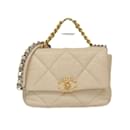 Chanel CHANEL 19 Small AS1160 Women's Leather Shoulder Bag