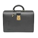 Louis Vuitton Epi Serviette Fermoir M54352 Men's Briefcase