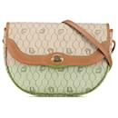 Dior Brown Honeycomb Coated Canvas Crossbody