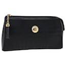 Burberrys Nova Check Clutch Bag Canvas Black Auth bs21593 - Autre Marque