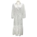 Cara Cara White Hutton Midi Dress - Autre Marque