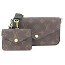Bolsa de Ombro Louis Vuitton Monogram Multi Pochette Felicie M80091