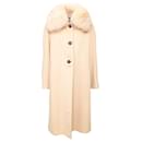Delia Ferrari Wool and Fur Coat - Autre Marque