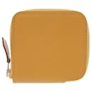 Hermes Azap Silkin Epsom Sesame B Stamp Coin Case - Hermès