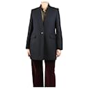 Navy blue single breasted jacket - size UK 10 - Autre Marque