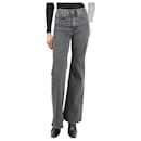 Charcoal grey flared jeans - size UK 6 - Autre Marque