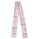  Louis Vuitton Bandeau Monogram Confidential Scarf in Pink Silk
