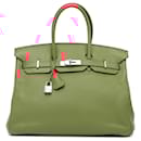 Hermès Red Togo Birkin Retourne 35