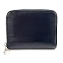 Louis Vuitton Zippy Coin Purse in Black Epi Leather