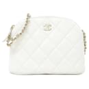 Chanel Caviar Skin Chain Clutch Bag
