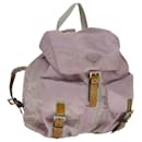 PRADA Backpack Nylon Pink Auth 110692 - Prada