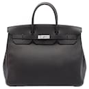 Hermes Birkin 40 Togo Leather Handbag Black - Hermès