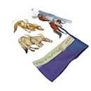 Hermes Carre90 En Piste Silk Scarf - Hermès