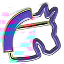 Hermes Cheval Neon Scarf Ring - Hermès