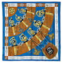 Écharpe Hermes Carré 90 Cliquetis Kachikachi Motif Épée - Hermès