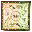 Hermes Carre 90 Plumes et Grelots Scarf - Hermès