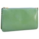LOUIS VUITTON Monogram Vernis Lexington Pouch Baby Blue M91011 LV Auth fm4263 - Louis Vuitton