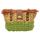 Chanel Woven Straw Large Mademoiselle Lock Tote
