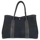 Hermes Garden Party PM Canvas Leather Tote - Hermès