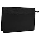 LOUIS VUITTON Epi Pochette Homem Bolsa Clutch Preta M52522 LV Auth 111337 - Louis Vuitton