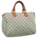 LOUIS VUITTON Damier Azur Speedy 30 Hand Bag N41533 LV Auth 110763 - Louis Vuitton