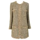 New Paris / Rome Runway Beige Tweed Jacket 34 FR - Chanel