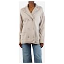 Beige double breasted cardigan - size XS - Autre Marque