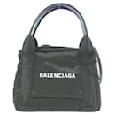 Balenciaga Navy Cabas Handbag