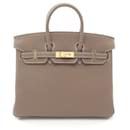 Hermes Birkin 25 Etoupe Togo Handbag - Hermès