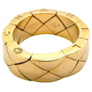 Chanel Matelasse K18YG Yellow Gold Band Ring