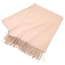 Étole en cachemire rose bébé Hermes - Hermès