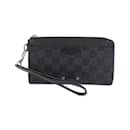 Louis Vuitton Damier Graphite Zippy Dragonne Wallet