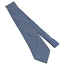 HERMES Necktie Silk Light Blue Auth am7547 - Hermès