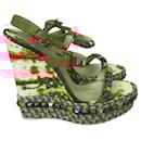 CHRISTIAN LOUBOUTIN Sandals T.EU 38 Leather - Christian Louboutin