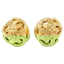 Chanel Gold Clip Earrings