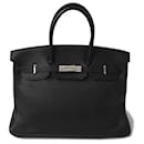 Hermes Birkin 35 Togo Handbag Black - Hermès