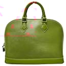 Louis Vuitton Alma Leather Handbag