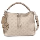 Louis Vuitton Mahina Leather Hobo Handbag M56084