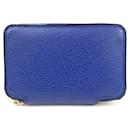 Valextra Blue Card Case