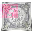 Hermes Pink Silk Scarf - Hermès