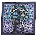 Hermes Turquoise Silk Scarf - Hermès
