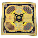 Hermes Silk Scarf in Black - Hermès