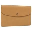 LOUIS VUITTON Epi Montaigne 27 Clutch Bag Winnipeg Beige M52656 LV Auth 112851 - Louis Vuitton